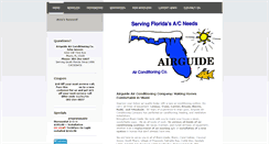 Desktop Screenshot of airguideairconditioning.com