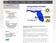 Tablet Screenshot of airguideairconditioning.com